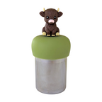 Brown Baby Cow Floating Tea Steeper