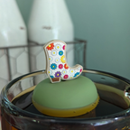 Flower Cowboy Boot Floating Tea Steeper