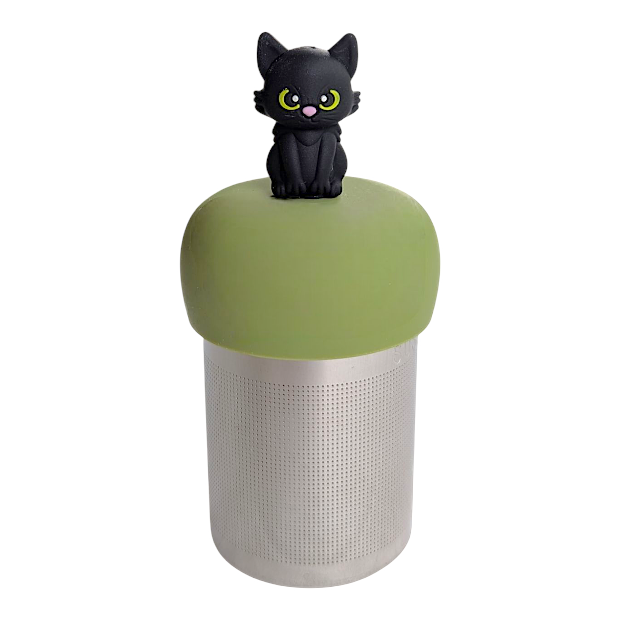 Black Halloween Cat Floating Tea Steeper