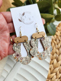 James|  Statement Leather Dangles