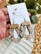 James|  Statement Leather Dangles
