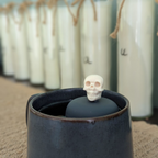 Ivory Skull Floating Tea Steeper