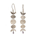 Moon Phase Earrings in Sterling Silver