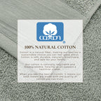 Cotton Linen-Like Border 6-Piece Towel Set - Priya Collection