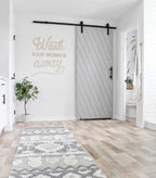 Wash Your Worries Away Wooden Sign