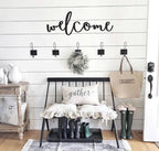 Welcome Wooden Sign