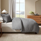 100% Cotton Honeycomb Waffle Duvet Set - Mattea Collection