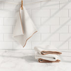 Cotton Border-Stitched 6-Piece Towel Set - Valery Collection